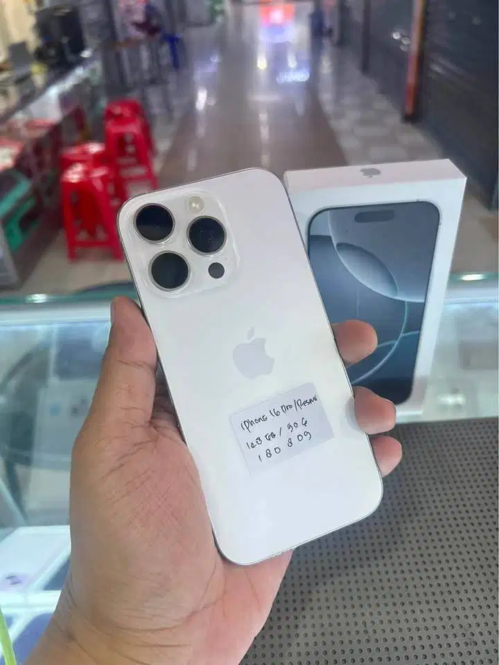 Iphone 16 PRO 128 GB IBOX (White Tianium) Jossjiss
