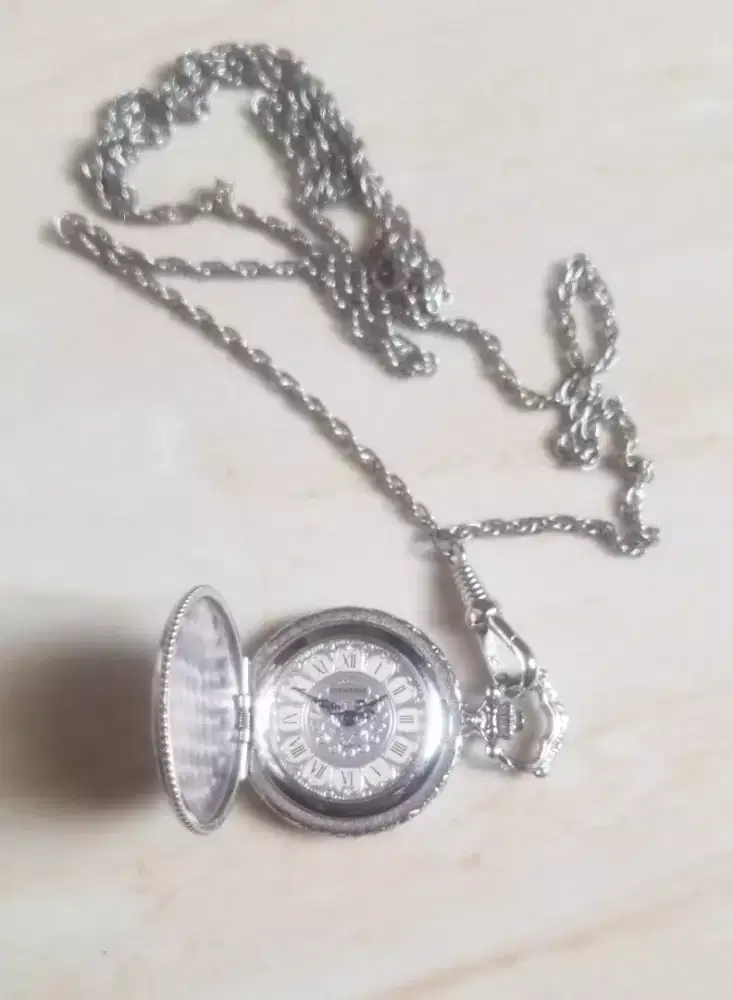 Pocket watch bucherer quartz swiss made
