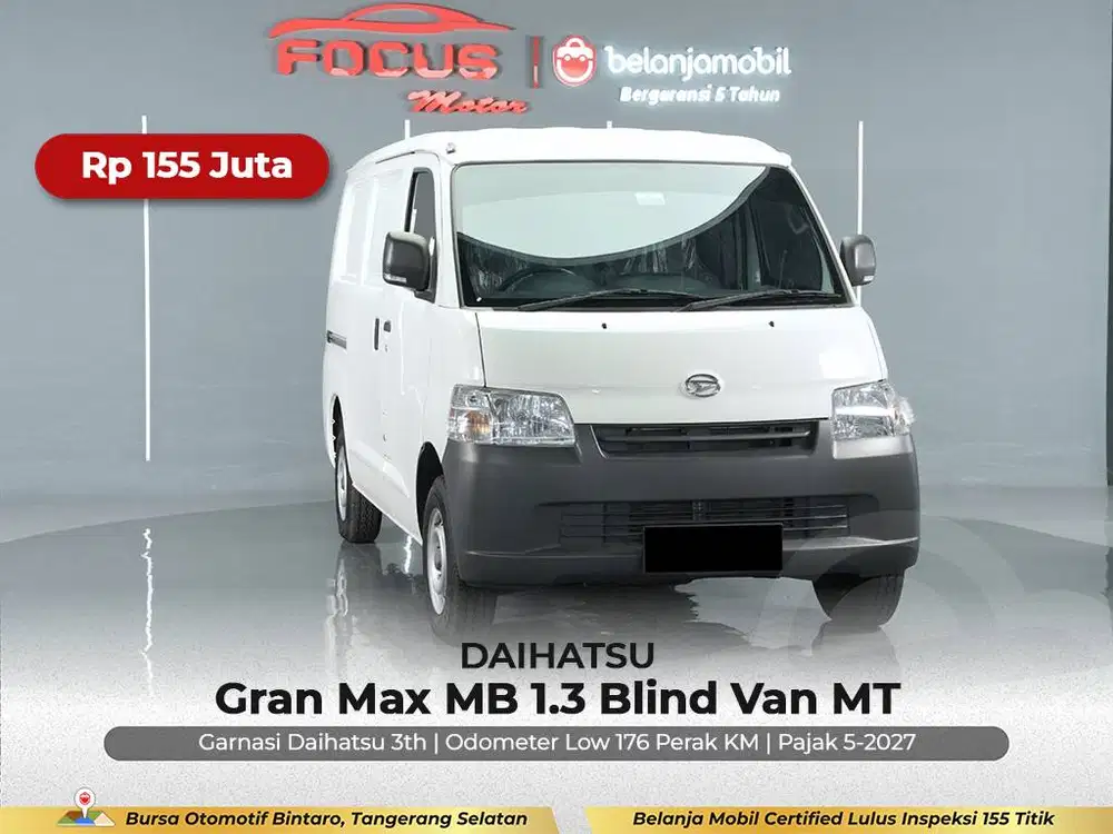 [ KM 176 PERAK ] Daihatsu Gran Max MB 1.3 Blind Van MT 2026/2025/2024