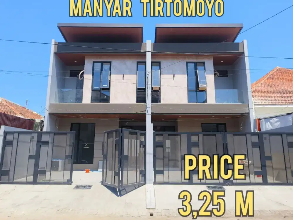 BARU GRESS 2 UNIT. RUMAH MEWAH MANYAR TIRTOMOYO TOMPOTIKA. DEKAT KLAMPIS, MERR, UNAIR, ITS, KERTAJAYA, DHARMA HUSADA, SEMOLOWARU, NGINDEN