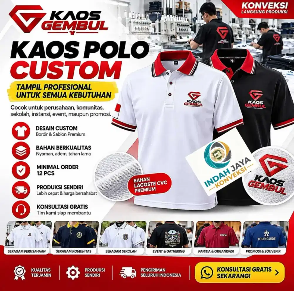Konveksi & Bordir komputer