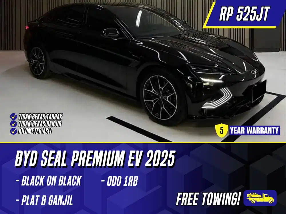 BYD Seal Premium EV 2025 Black Hitam Electric Listrik