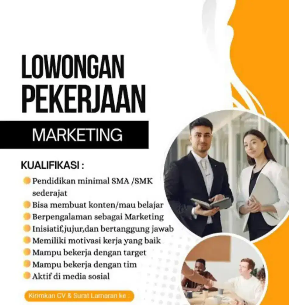 LOWONGAN KERJA MARKETING