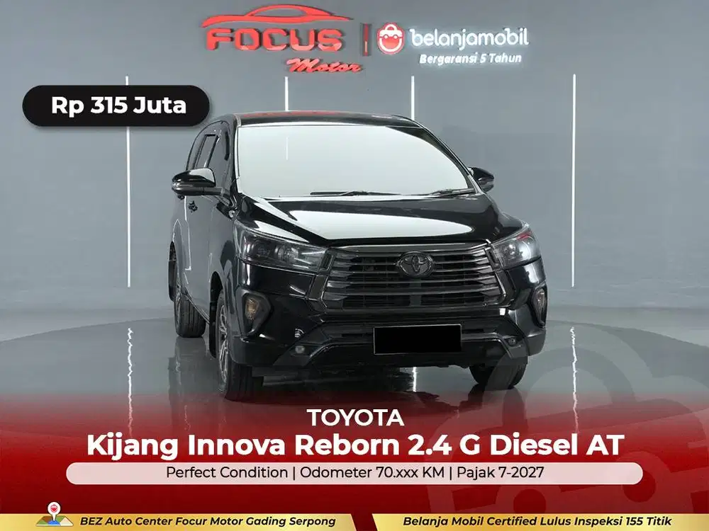 [ GARANSI 5THN ] Toyota Innova Reborn 2.4 G Diesel 2022/2023/2024