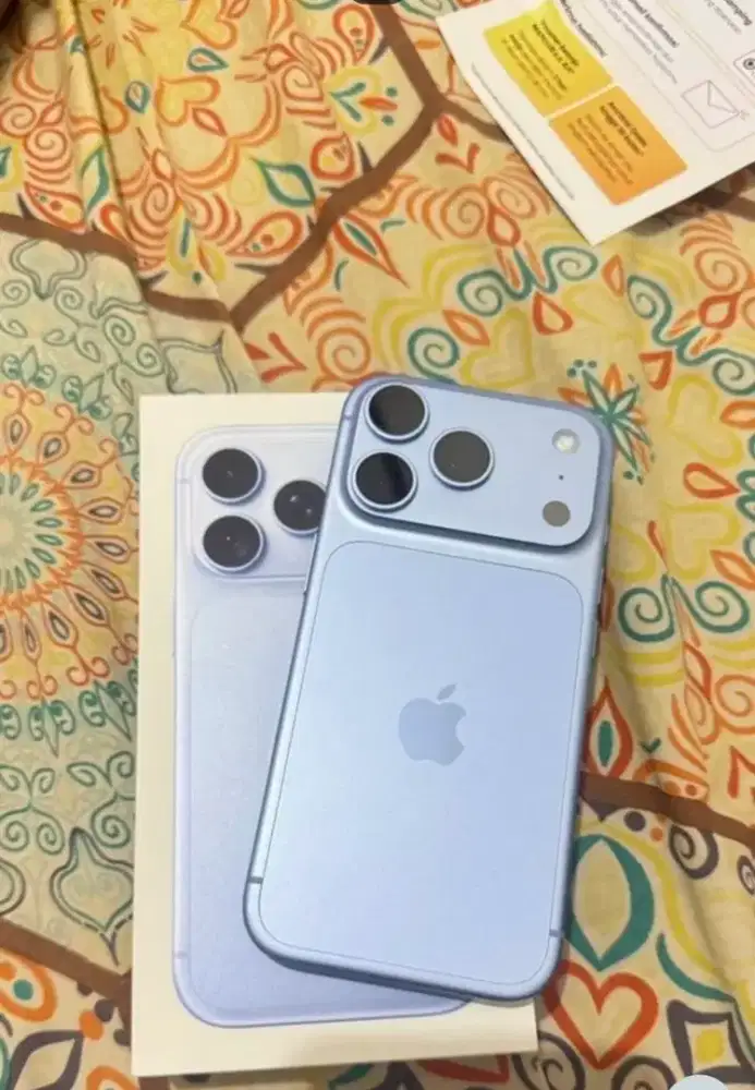 JUAL IPHONE 18 PRO GLACIER 256 IBOX BARU