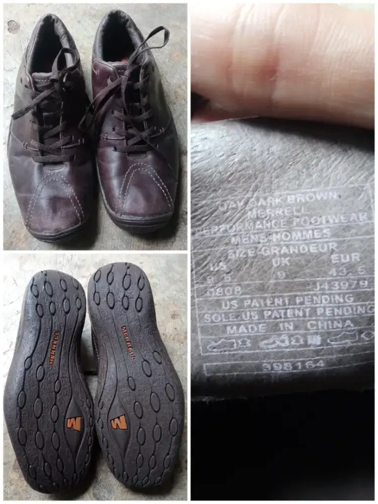 Sepatu Kulit : Merrell uk-42-43