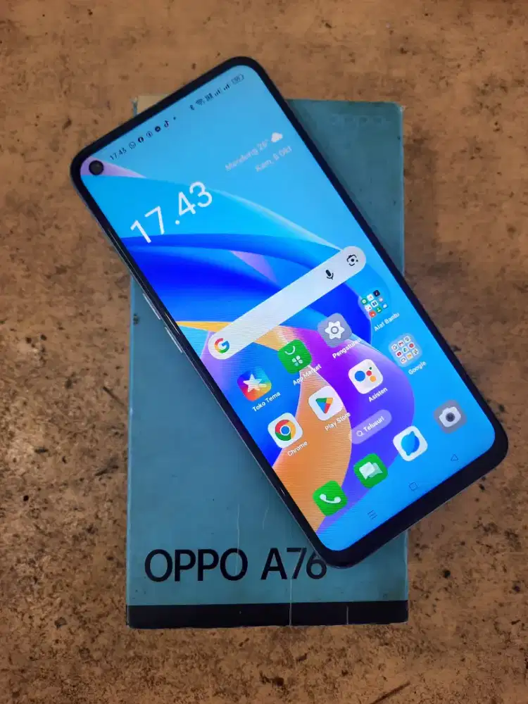 Dijual Oppo A76 ram 6/128gb original resmi