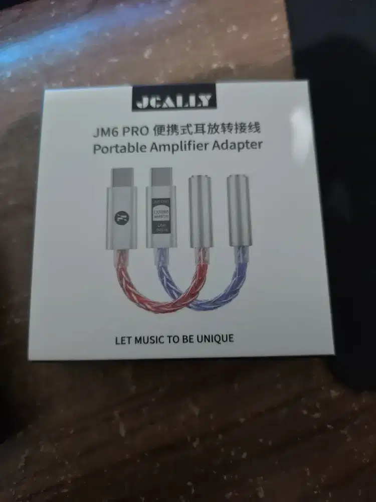 JCALLY JM6 PRO Audio DAC Adapter Converter Jack 3.5mm to Type C