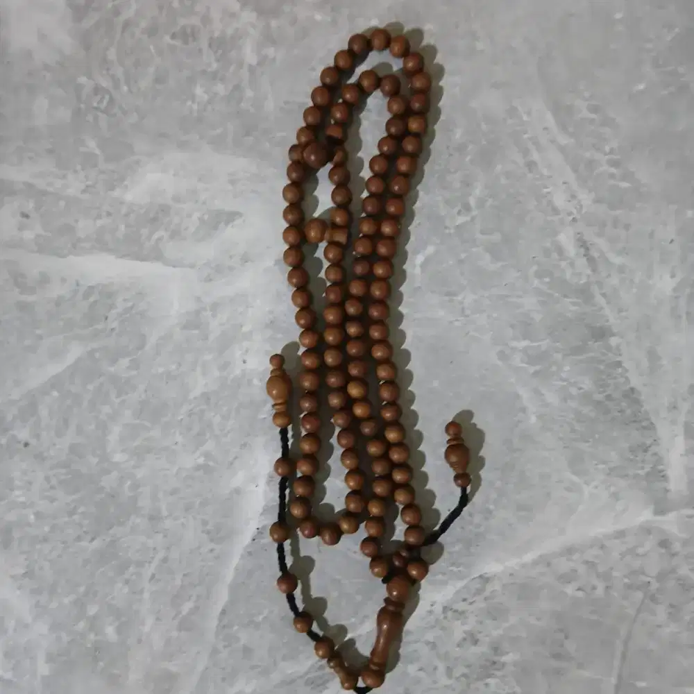 Tasbih kayu dewadaru 5.5mm tasbih 99 premium