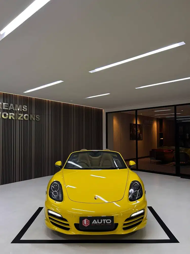 Porsche Boxster 2.7 PDK AT 2013 Cabriolet Kuning Boxter Km10rb B80BBB