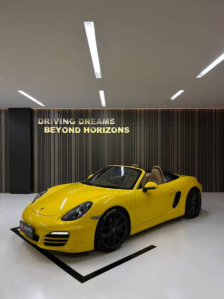 Porsche Boxster 2.7 PDK AT 2013 Cabriolet Kuning Boxter Km10rb B80BBB