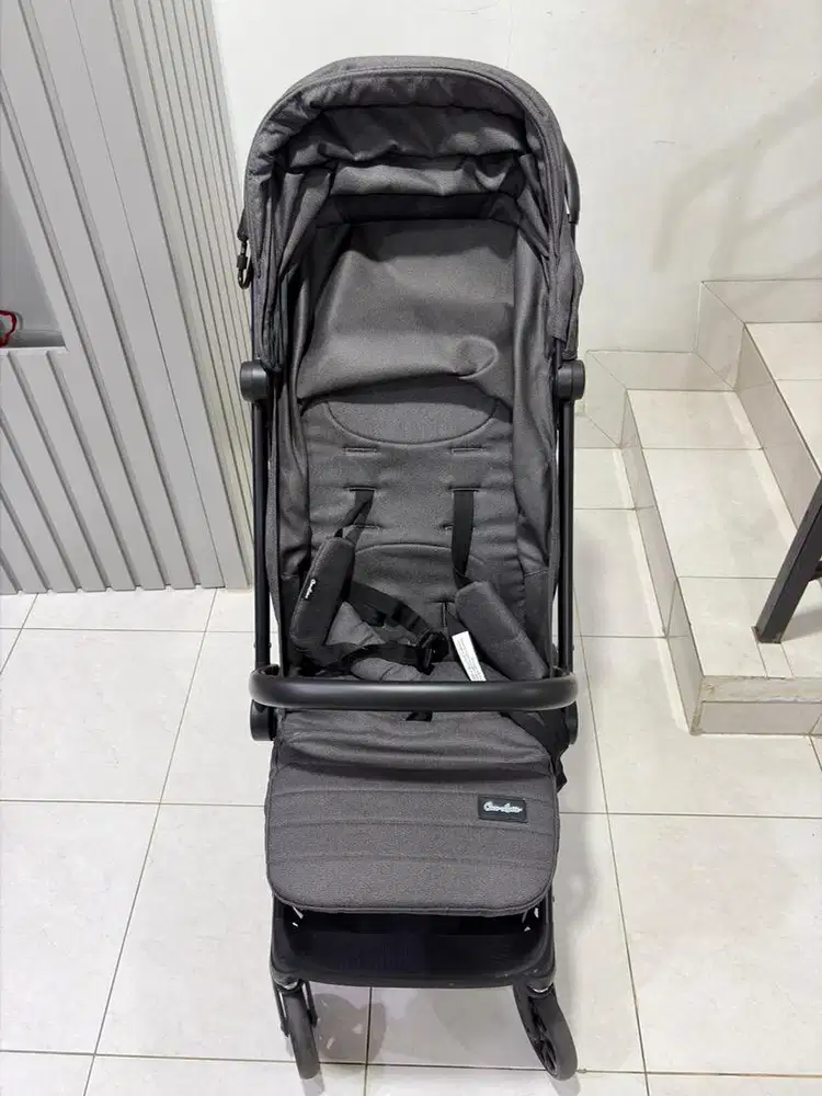 Stroller Chocolate React Grey preloved