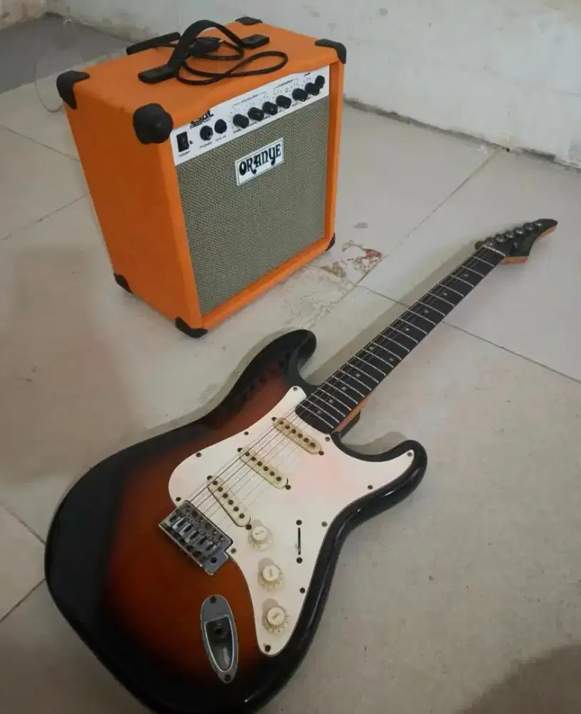Gitar elektrik + ampli