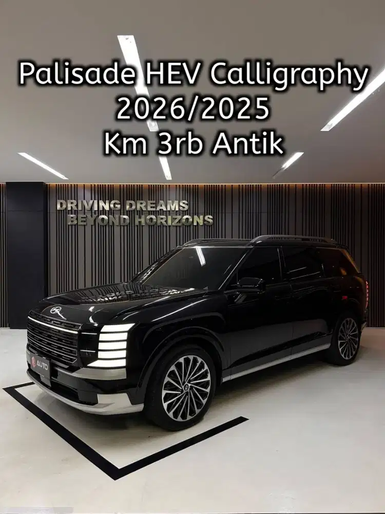 Hyundai Palisade HEV Hybrid Calligraphy 2026 Hitam Km3rb NIK 2025 B258