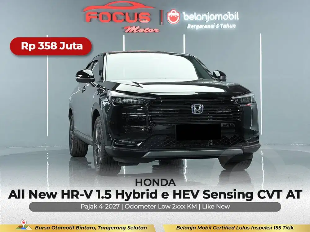 [ GARANSI 5THN KM LOW ] Honda HRV HR-V HR V 1.5 Hybrid 2024/2025/2026