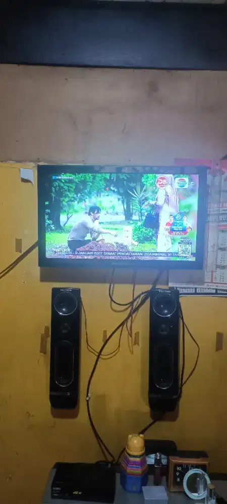 TV Polytron 24 inch No Minus Siap Pakai, Jual Cepat : Rp 550.000,-Nett