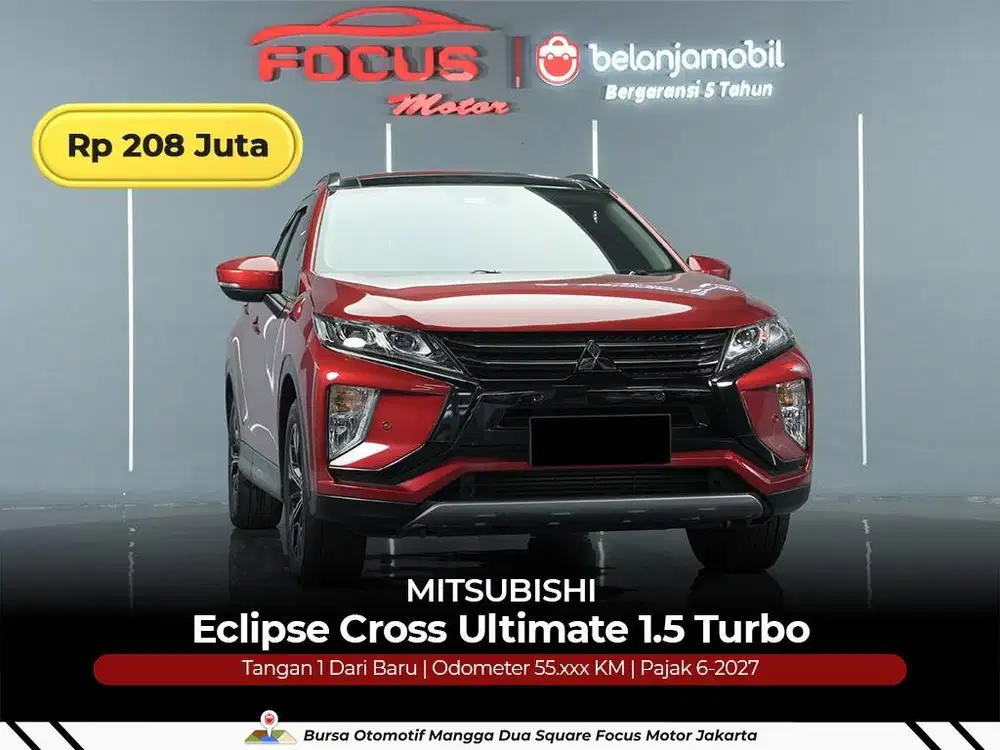 [ GARANSI ] Mitsubishi Eclipse Cross Ultimate 1.5 Turbo 2019/2020/2021