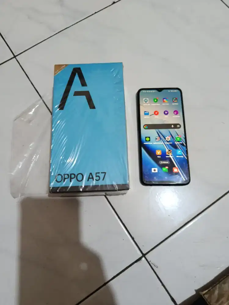 Oppo A57 (2022) fullset dus + charger