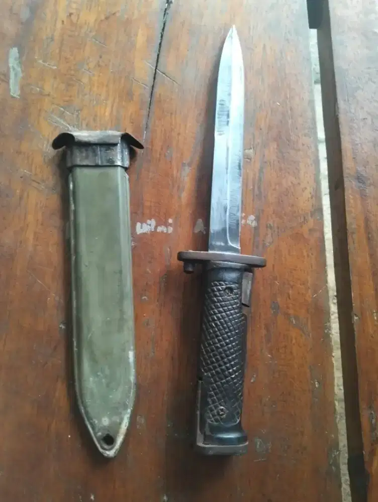 Koleksi Bayonet US M5 ex Perang Vietnam 1953 Antik