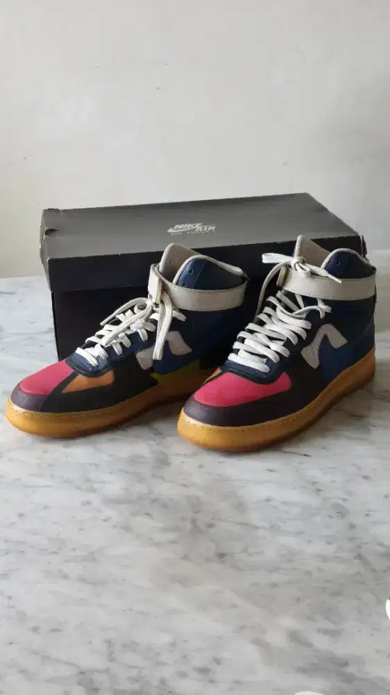 Nike Air Force 1 High '07 Premium Thunder Blue/Pink Prime