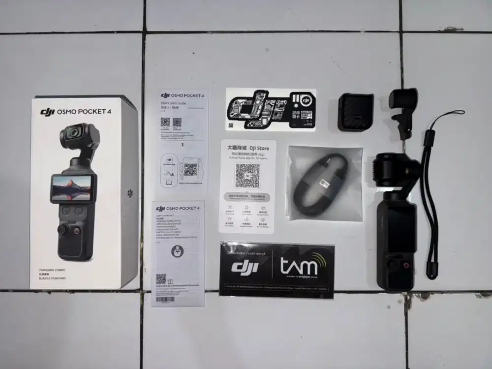 Dji osmo 4 + memori 512 gb samsung evoplus