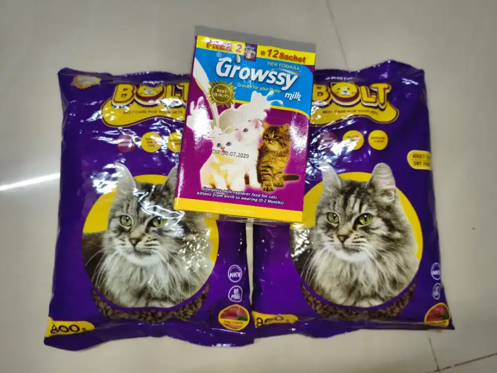 Makanan + Susu Kucing