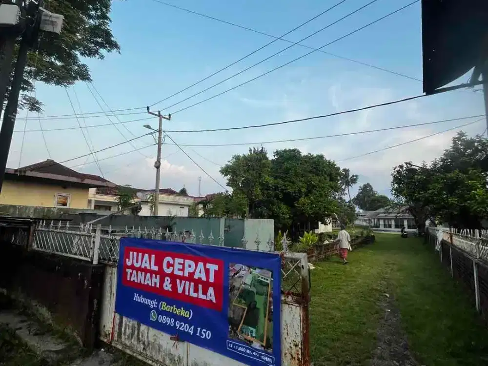 Jual Tanah dan Bangunan murah di Jl cipanas