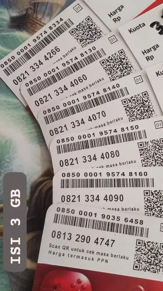 NOMOR CANTIK SIMPATI 11 DIGIT ISI 3 GB BERLAKU SATU BULAN.