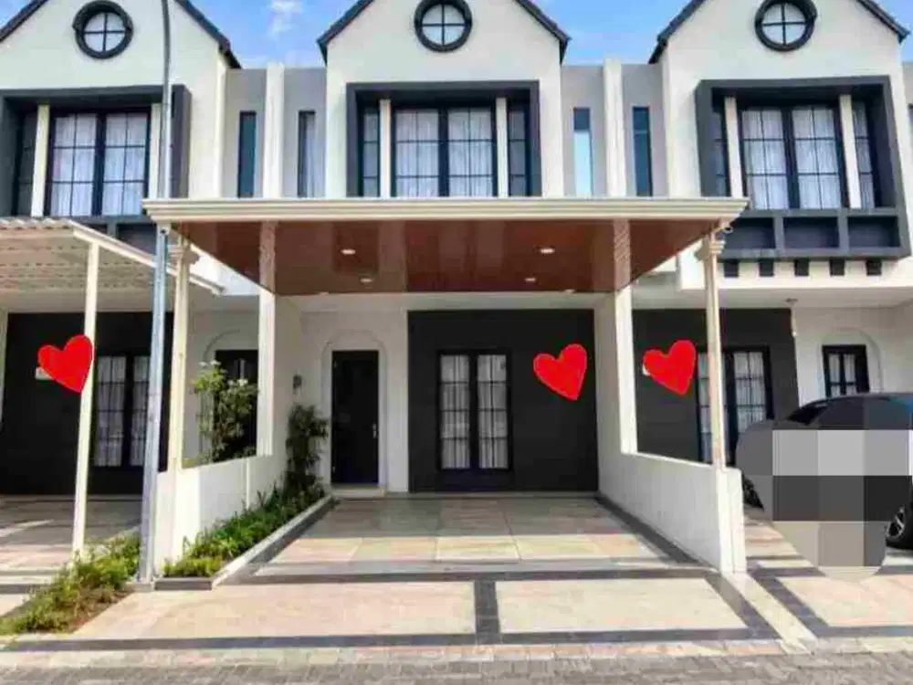 DIJUAL RUMAH MEWAH OPER MURAH LENGKAP FURNISH DEKAT EXIT TOL SIDOARJO