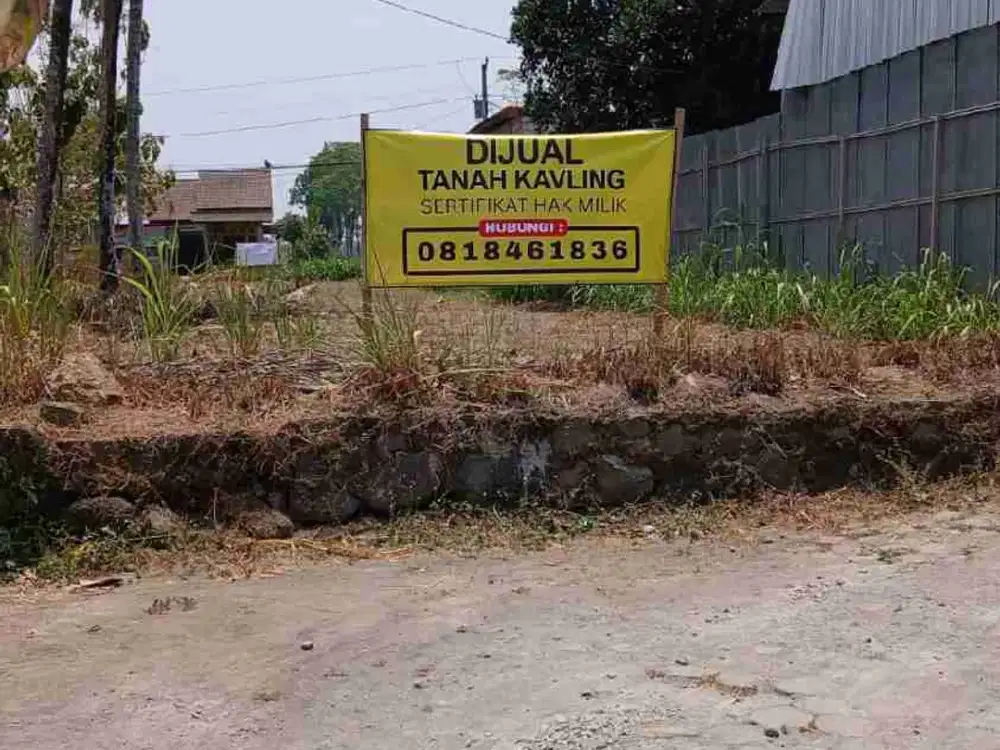 Tanah Murah  di jalan raya  Wonosalam