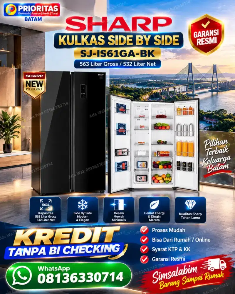 KREDIT KULKAS SIDE BY SIDE