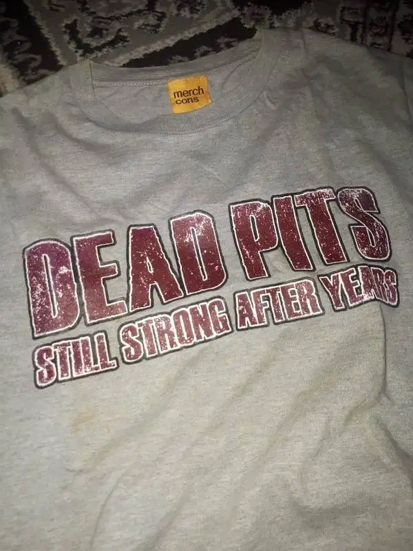 T-shirt Band Hardcore DEADPITS - Still Strong After Years 1996 till En