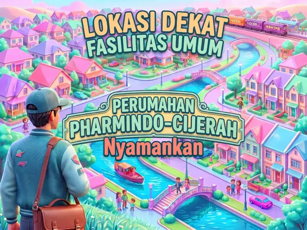 SEWA RUMAH DI KOMPLEK PHARMINDO, CIJERAH, MELONG, CIMAHI SELATAN.
