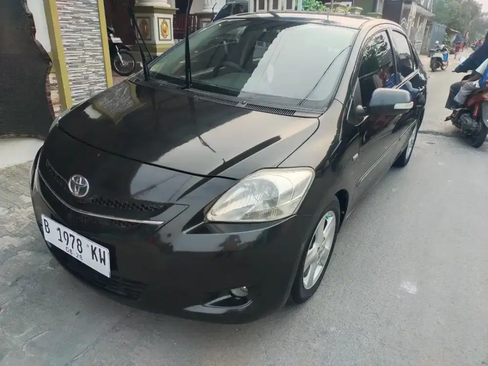 jual toyota vios G mt 2007 hitam metalik