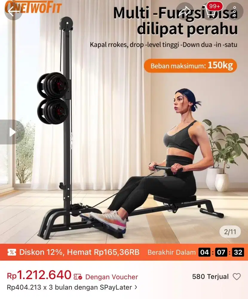 jual alat home gym murah nego