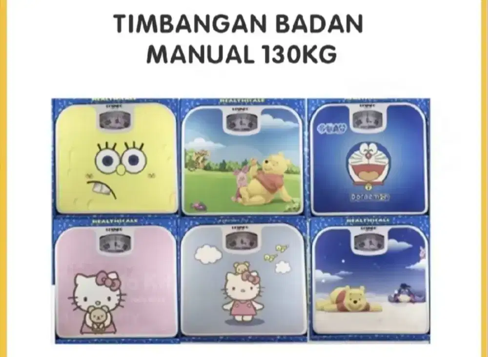 Timbangan badan manual pasti awet