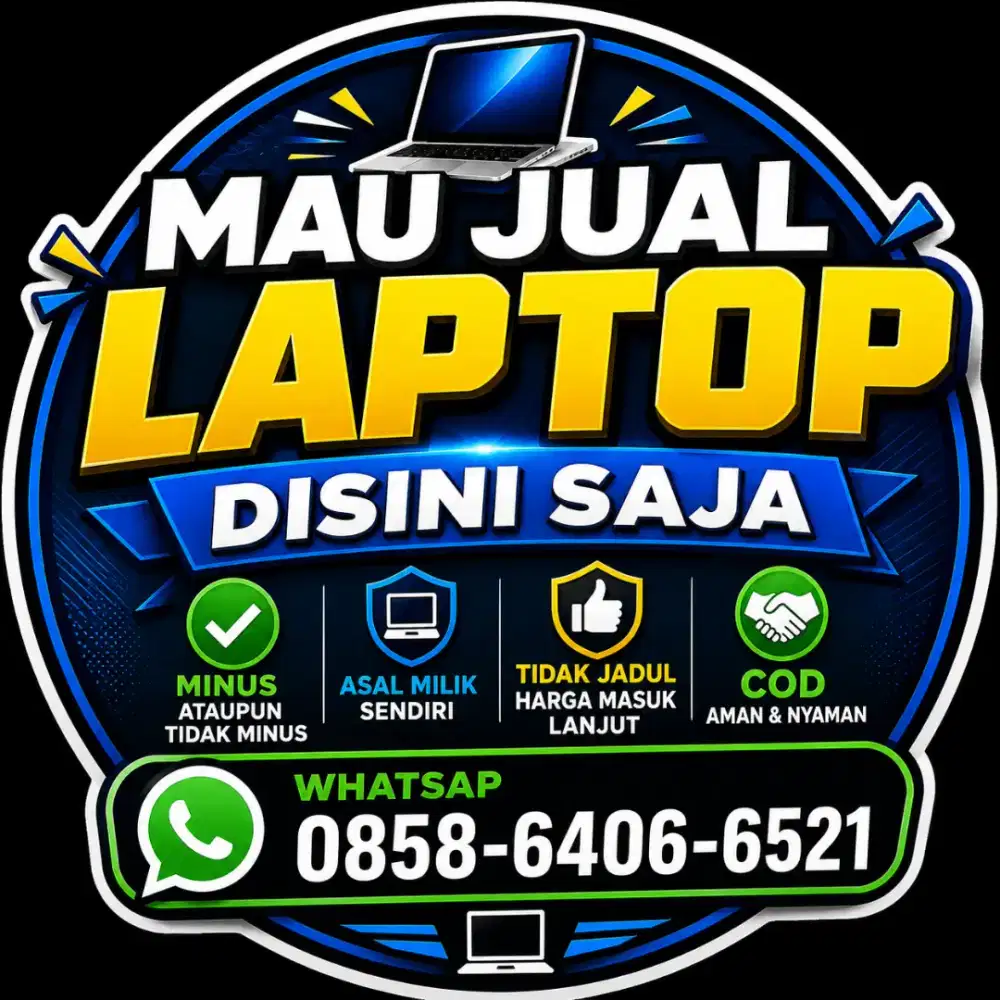 Ga usah bingung jual laptop disini saja