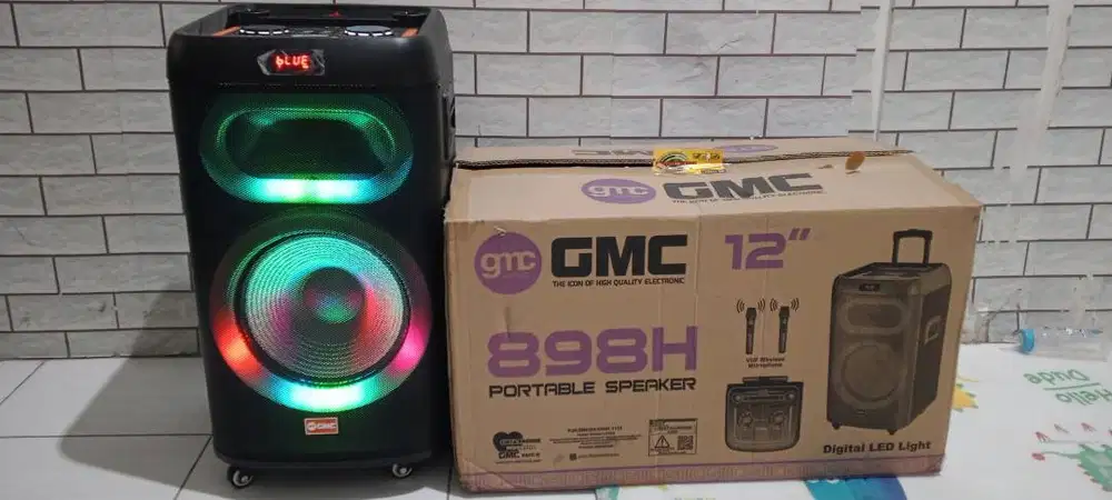 Speaker Bluetooth 12inci GMC 898H