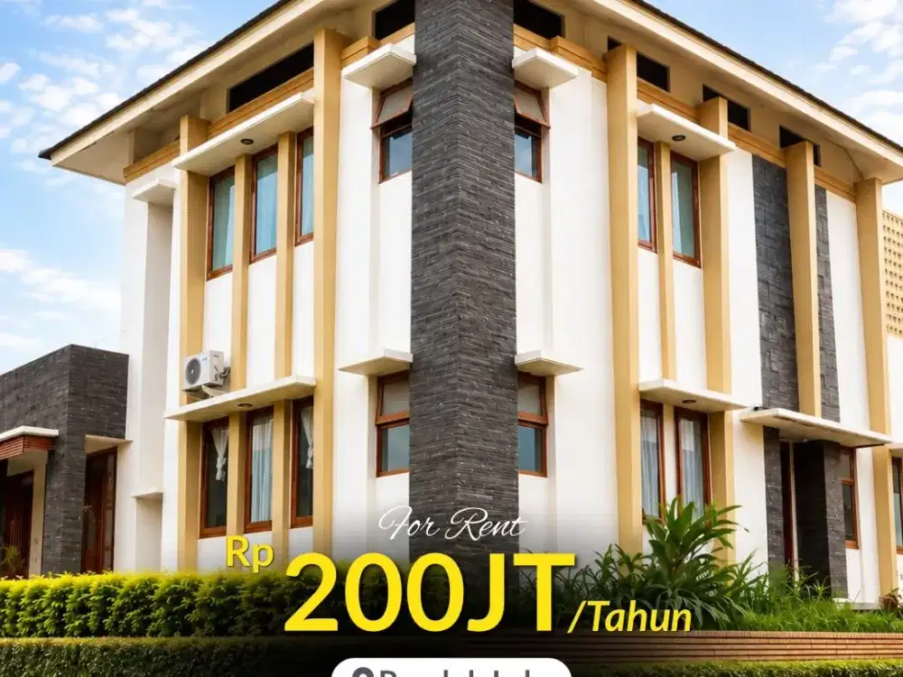 Disewakan Rumah Sudut Premium Pondok Labu