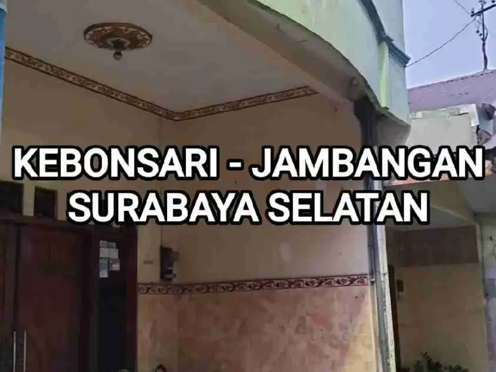 Rumah Murah 2 Lantai siap Huni di Kebonsari, Jambangan, Sby Selatan