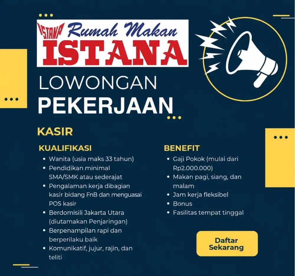 Rumah makan istana