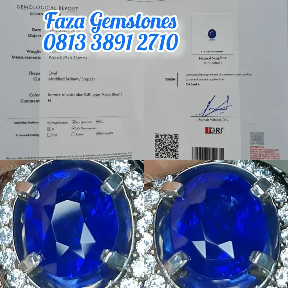 HQ Intense to Vivid Royal Blue Sapphire Srilanka, Favorite Color