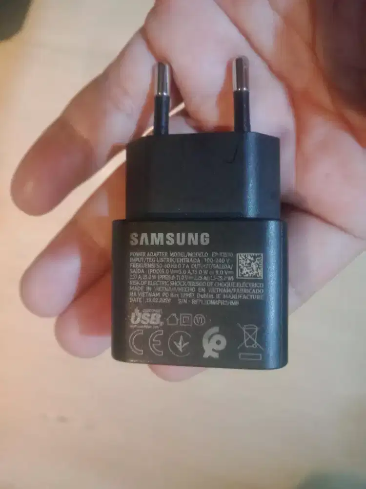 Charger Samsung original fast charging
