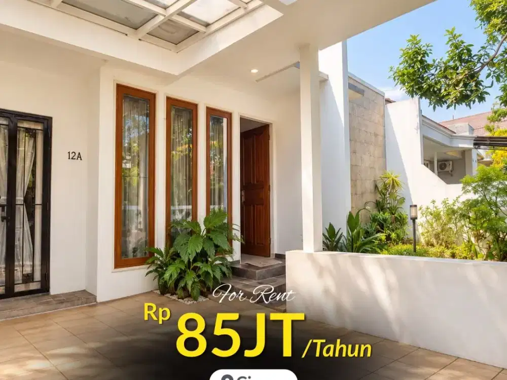 Disewakan rumah mungil,asri & tenang.