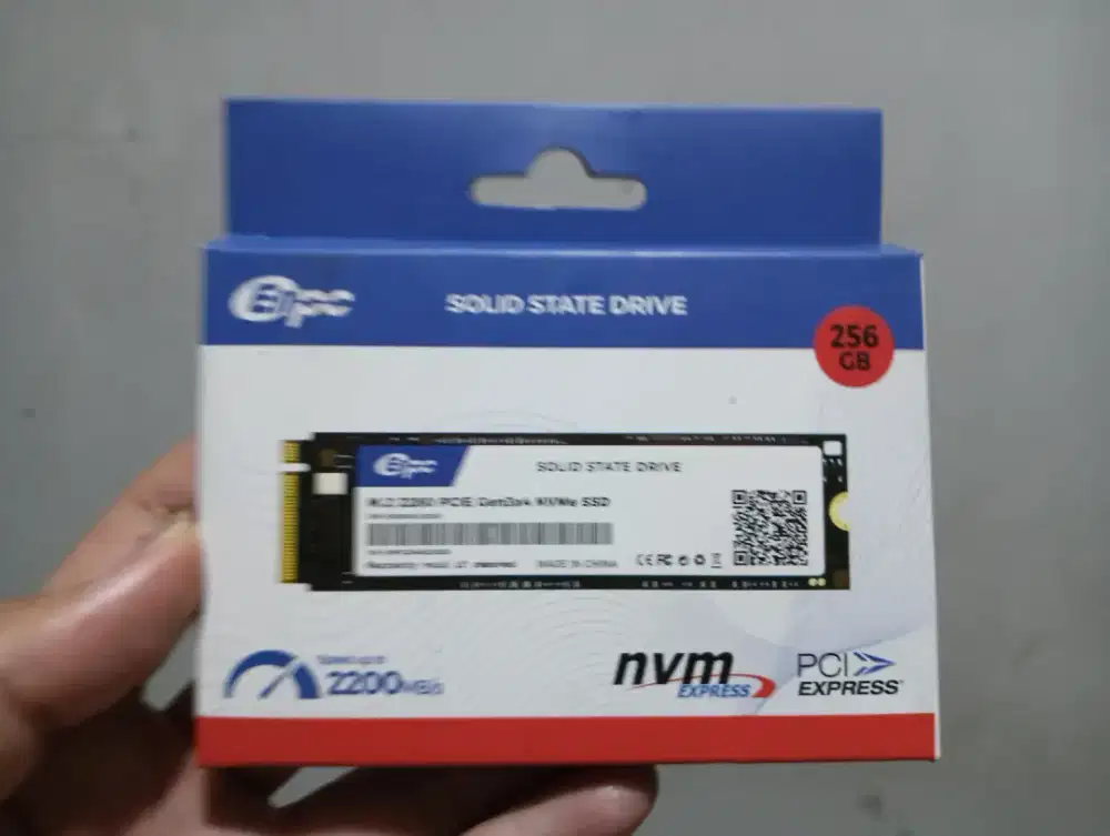 Ssd nvme 256gb ENPC keluaran enlight fullset health 100