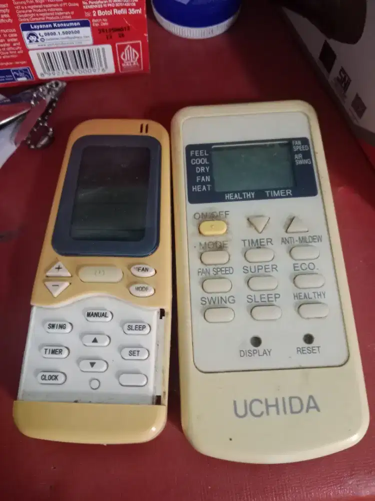 Remot AC merk uchida