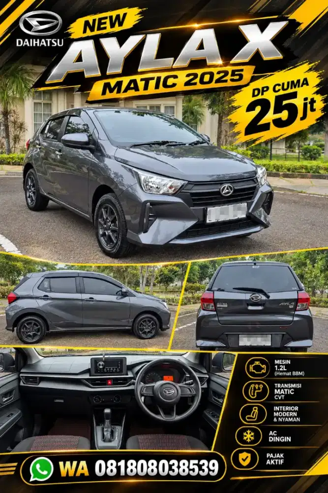 DP25Jt New Ayla X Matic CVT 2025