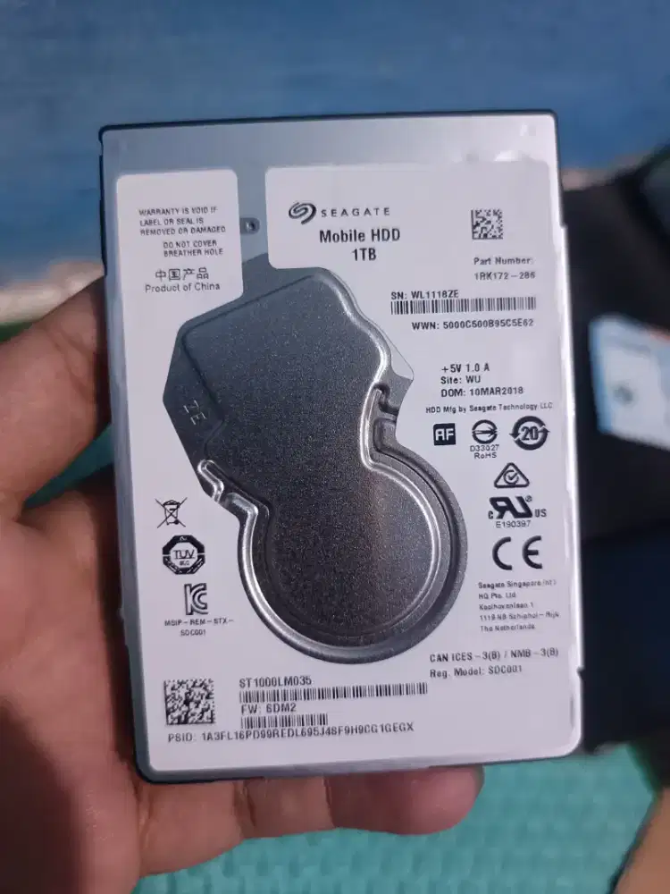 HDD Seagate 2.5 Slim 1TB (100/100)