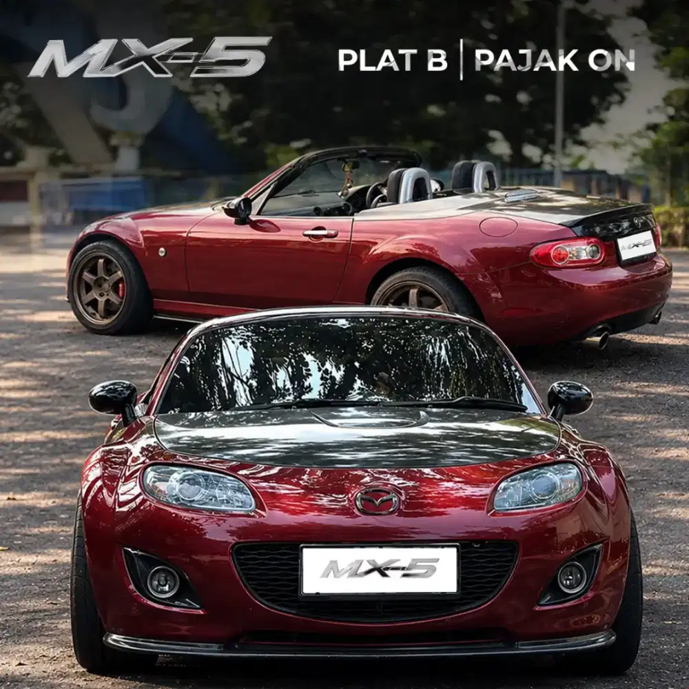 Mazda mx 5 merah metalik