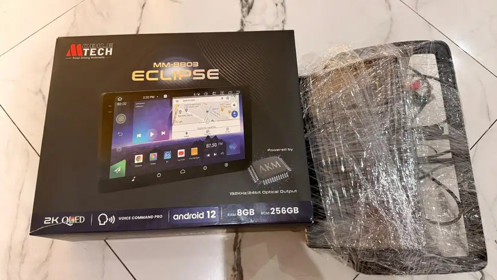 Head Unit 9 Eclipse Ori Bagus Sudah PpF layar